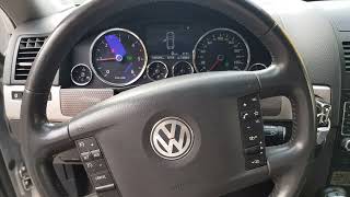 Volkswagen Touareg 3.0 V6 TDI low mileage cold start after 6 months