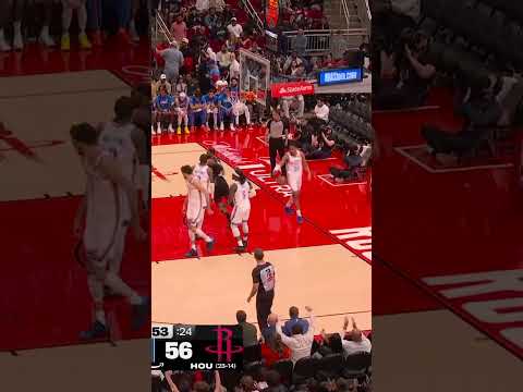 10-2 run 🔥 Josh stole it & slammed it 🫨 #rockets