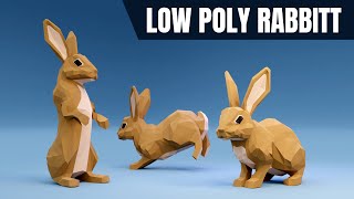 How to Create, Rig & Animate a Low Poly Rabbit screenshot 2