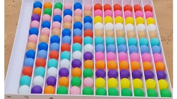 Real-World Puzzle: Sorting Color Balls for the Win! color sort ball puzzle game training brain IQ