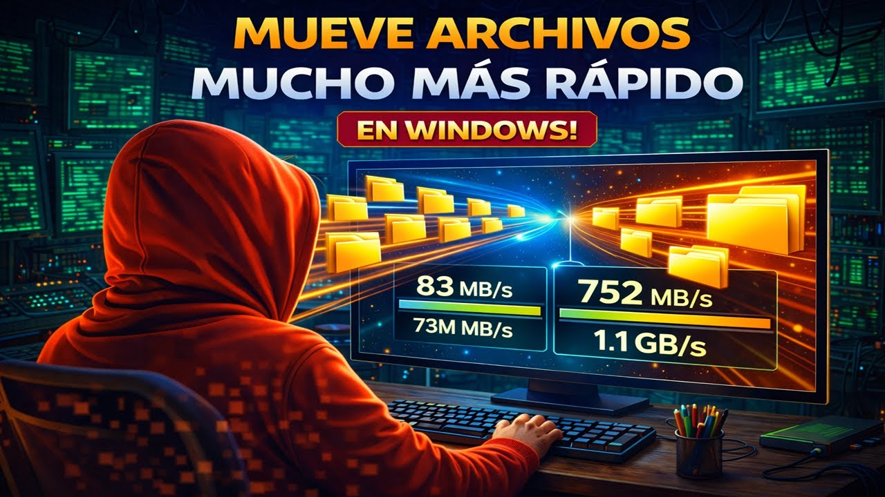 COPIAR o MOVER tus archivos en Windows MUCHO MÁS RÁPIDO usando esta APP