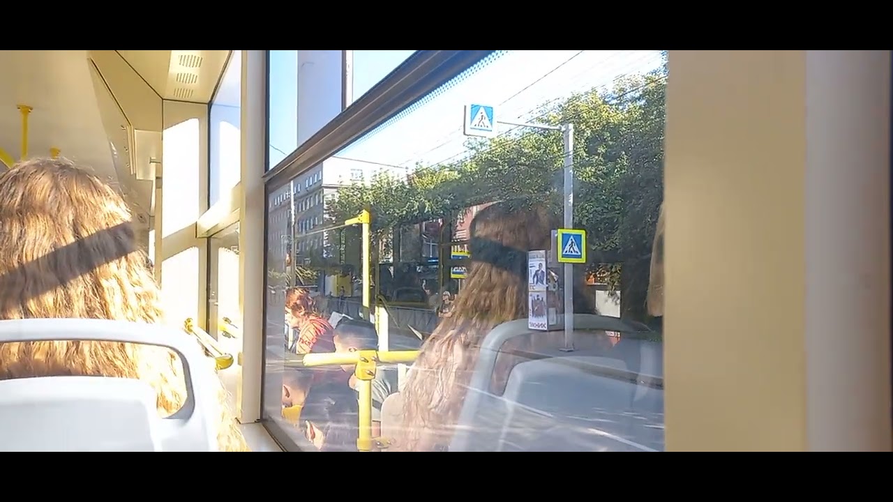 Поездка по Иркутску на трамвае 71-605РМ13 [№170] по 3 маршруту