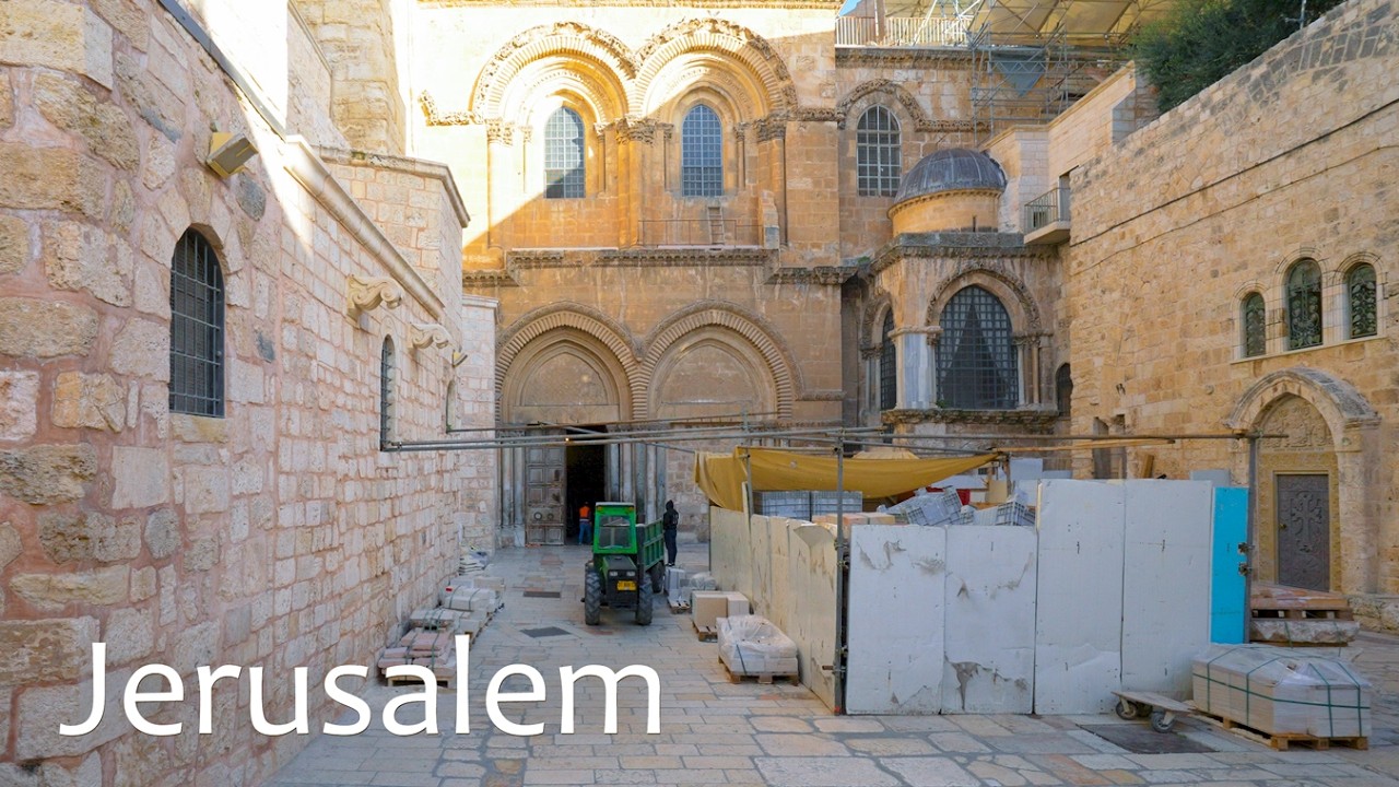 Иерусалим 2026 | Виртуальная прогулка от Христианского квартала до Центра города.