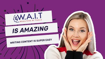 W.A.I.T - Empowering Creativity, Simplifying Content Creation