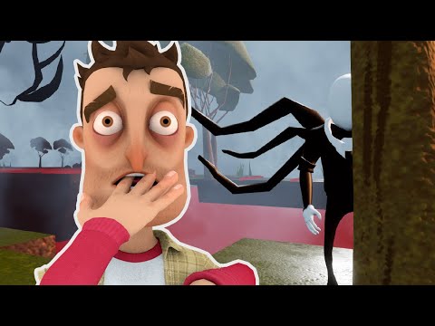 i-escaped-slenderman's-forest---hello-neighbor-mod