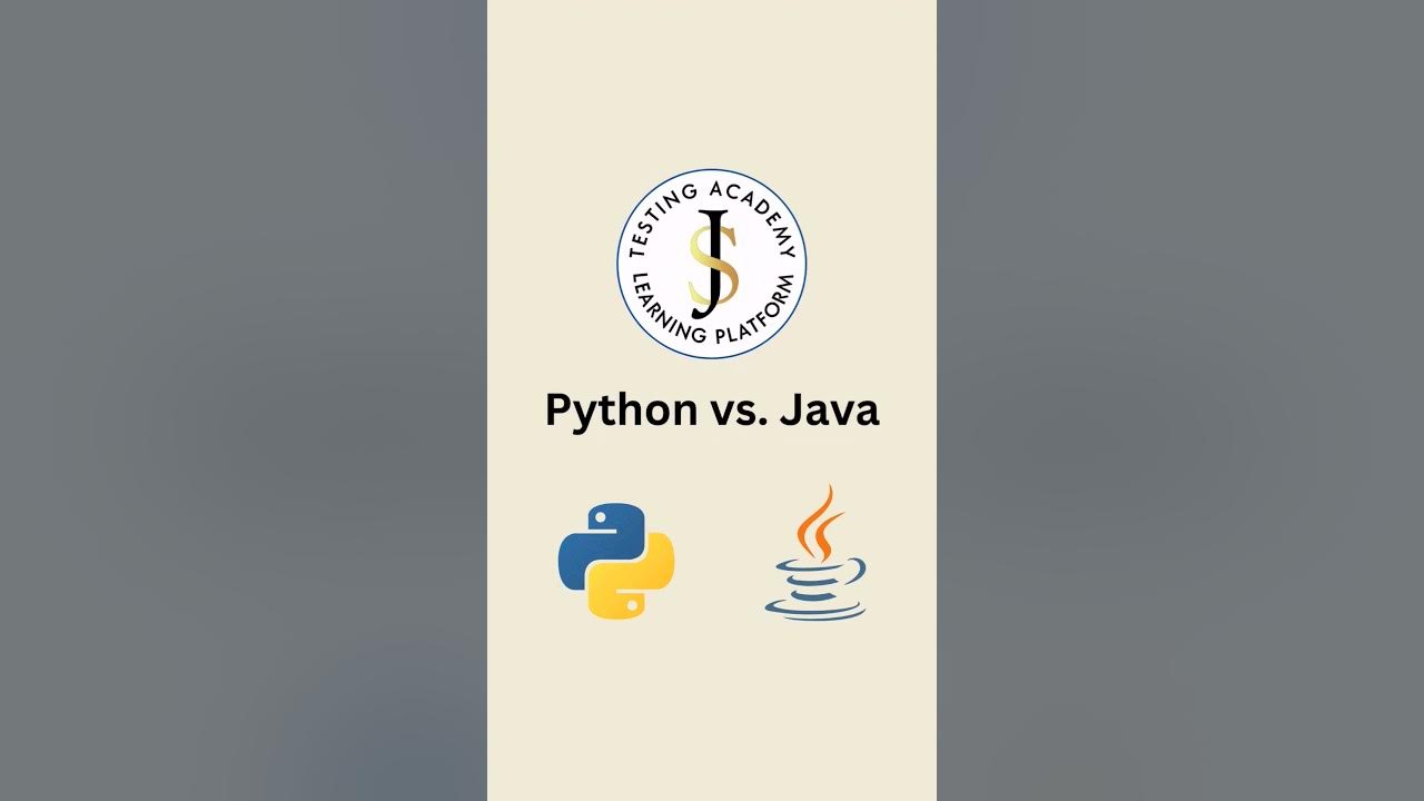 Difference between Python and Java | JS Testing Academy #python #java # ...