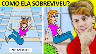 Como Ela Sobreviveu? Charadas Impossíveis De Desenhos Animados