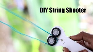 How to make a DIY string shooter| DIY infinity String shooter