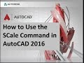How to Use the SCale Command in AutoCAD 2016