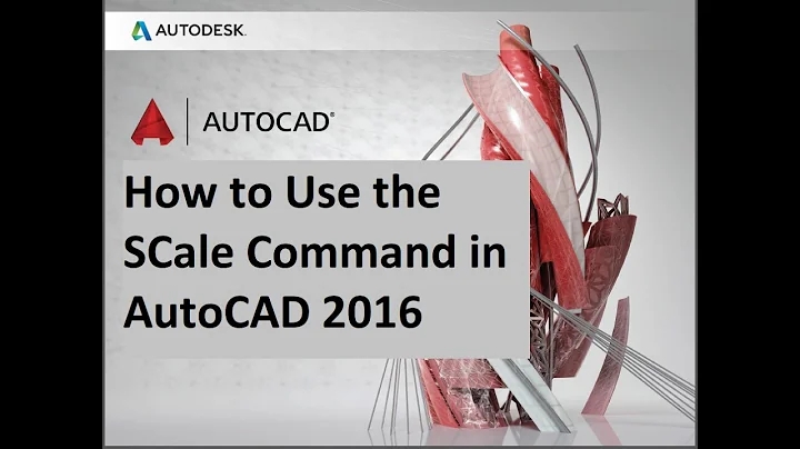 How to Use the SCale Command in AutoCAD 2016