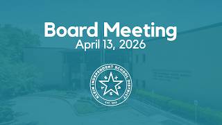April 13, 2026 - Regular Board Meeting