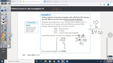 Saxon Math 4th Grade Lesson 94