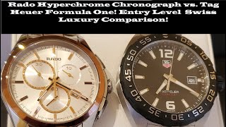 Rado Hyperchrome Chronograph vs Tag Heuer Formula One: Swiss Luxury Comparison!