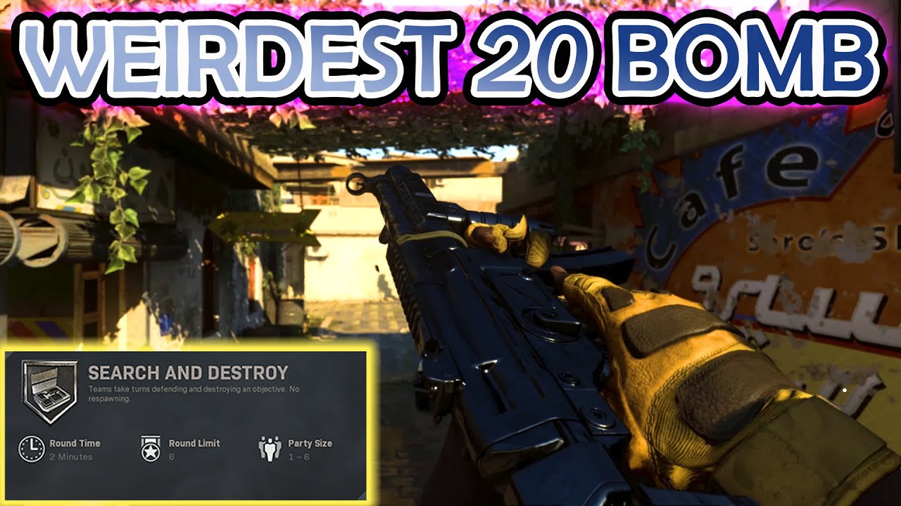 Search And Destroy Modern Warfare (The WEIRDEST 20 Bomb 💣 EVER) SnD MW