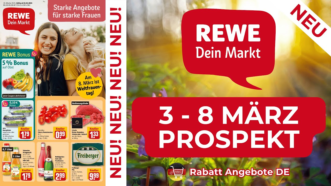 Rewe Rabatt REWE Werbung Prospekt | Angebote ab 03.03.2025 | Rabatt Angebote DE ...