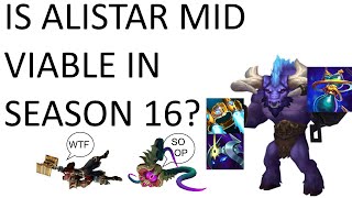 Can I Win With Alistar Mid In Season 16?