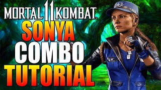 Mortal Kombat 11 Sonya Combos - Mortal Kombat 11 Sonya Combo Tutorial Daryus P