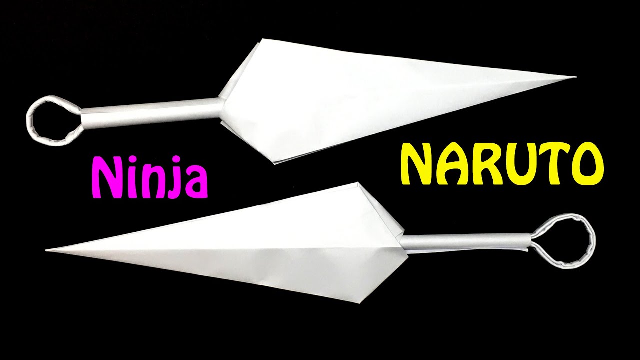 Hướng dẫn cách gấp phi tiêu ninja 4 cánh bằng giấy đơn giản