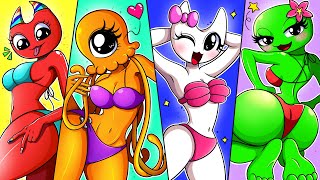 [ANIMATION] Garten Of Banban Brewing Cute Lover💕But Cat Girls | Garten Of Banban Cartoon | SLIME CAT