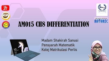 AM015 CH8 DIFFERENTIATION 26/11/2020