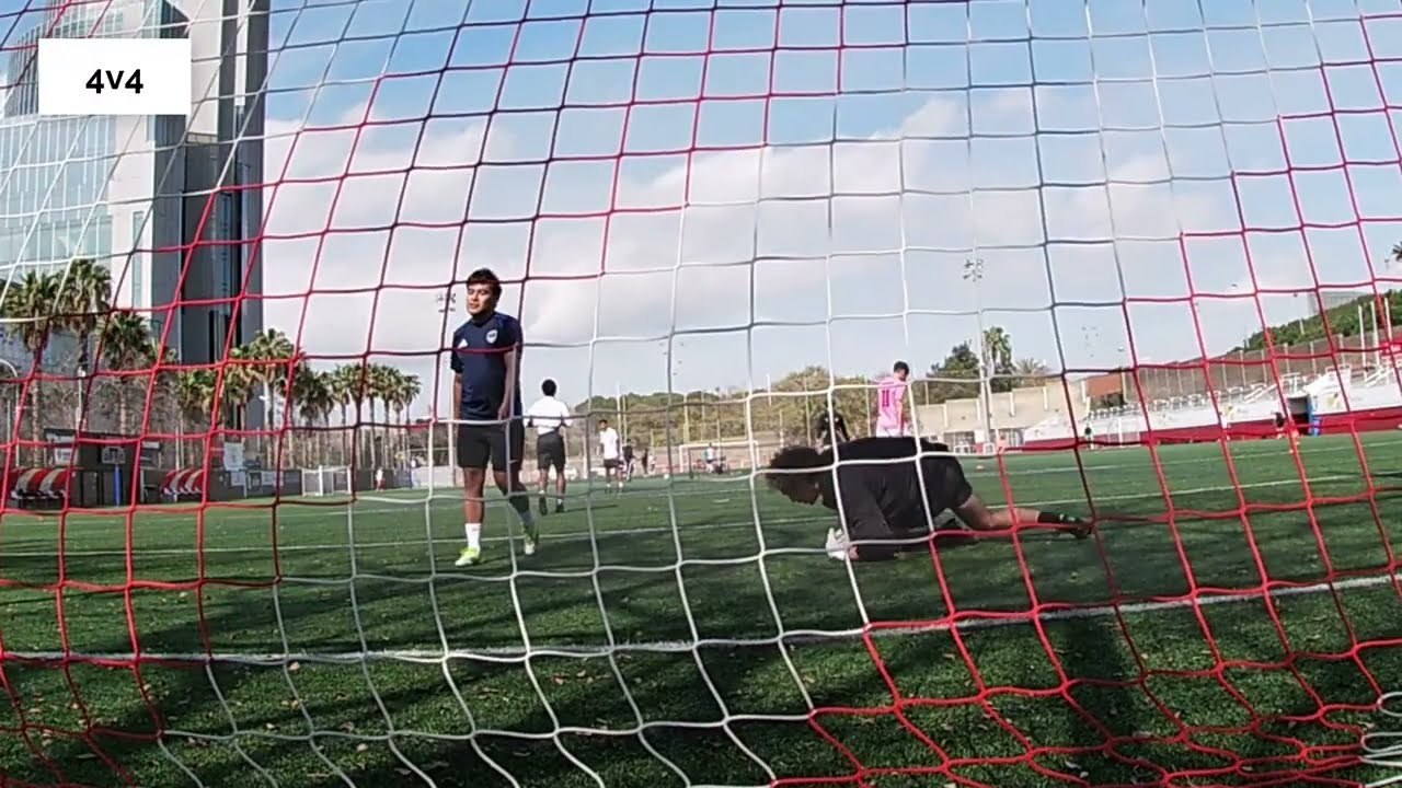Great Saves and Intense 4v4 | Full Goalkeeper Training