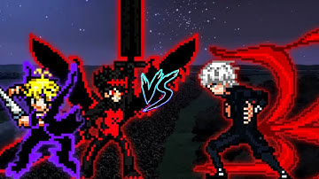 Meliodas TP OP (all form) & Asta OP (all form) VS Kaneki OP (Zeed) in Jump Force Mugen