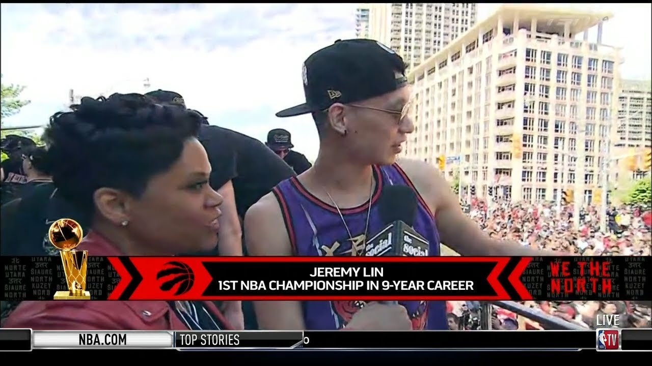 Jeremy Lin Interview - 2019 Toronto Raptors Championship Parade - YouTube.