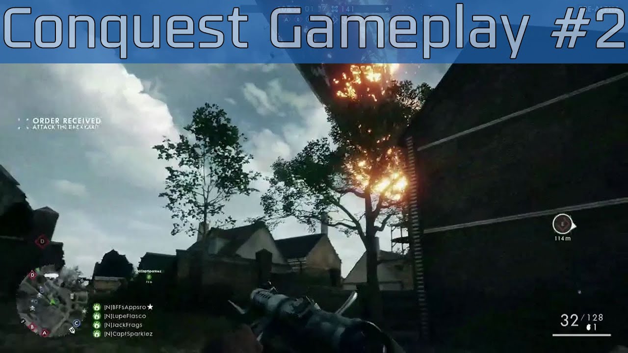 Battlefield 1 - E3 2016 Conquest Gameplay #2 [HD/60FPS]