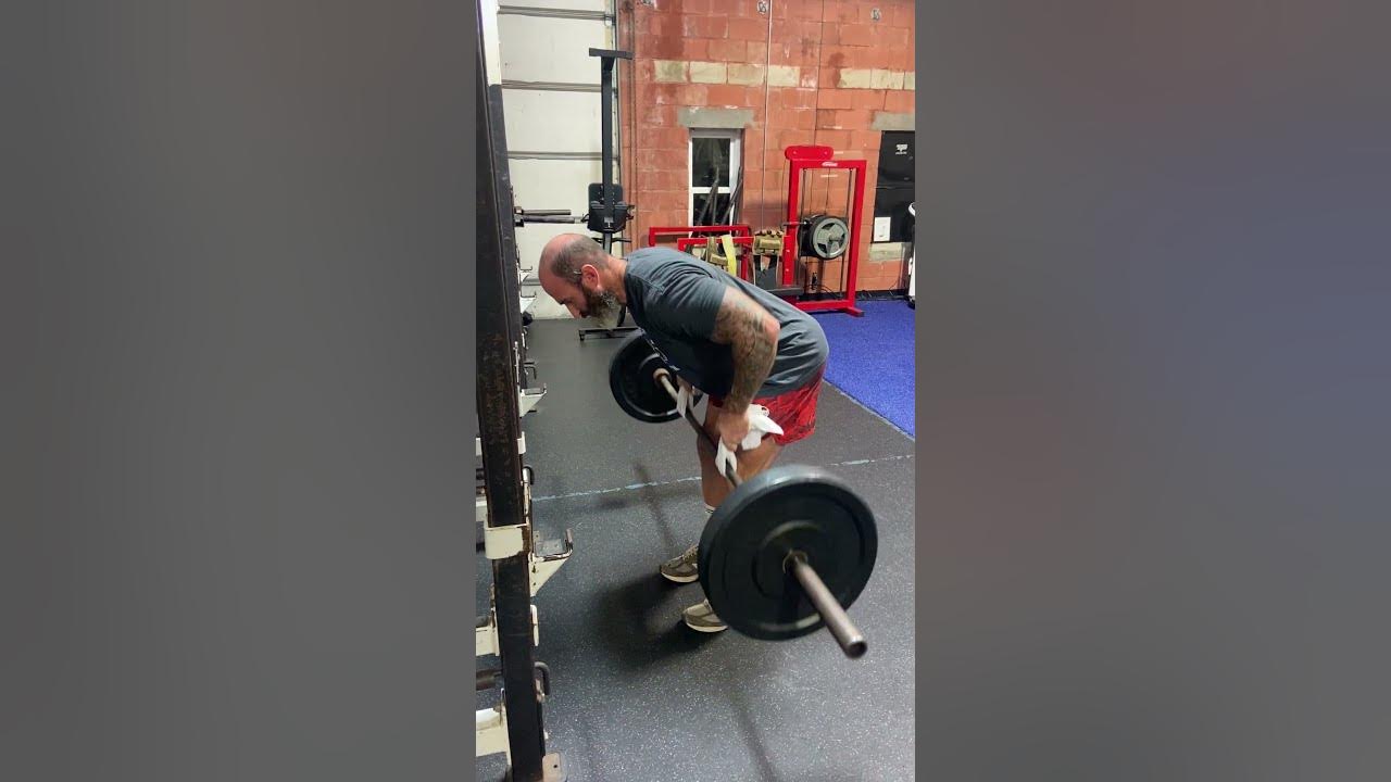 Towel Bent Over Barbell Row into Towel RDL YouTube