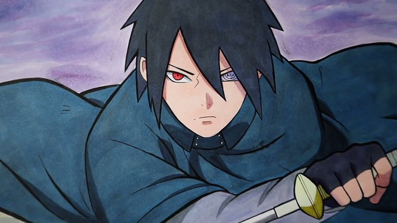 COMO DESENHAR O SASUKE UCHIHA DE BORUTO 