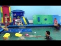 3 year old learning freestyle at the us swim academy in cor