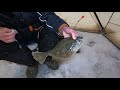 ЗИМНЯЯ РЫБАЛКА ЗА ПОЛЯРНЫМ КРУГОМ НА МОРЕ / WINTER FISHING IN THE ARCTIC CIRCLE AT SEA