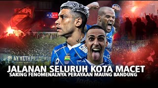 "FENOMENAL SEKALI" Perayaan Kemenangan Persib Atas Madura, Jadi yg Terbesar di Asia karena Bobotoh