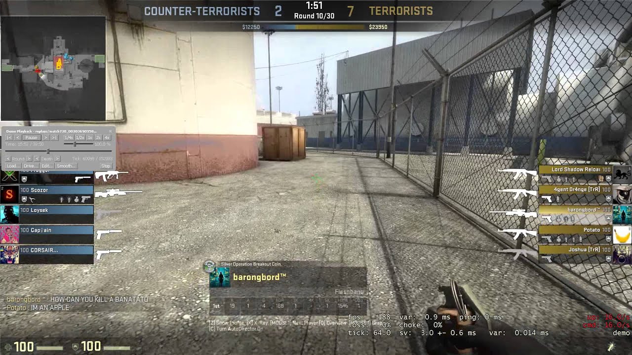 CSGO | Lucky Nuke Wallbang Into Hell - YouTube