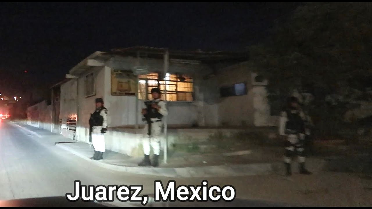 JUAREZ MEXICO AT NIGHT COMPARED TO PHILADELPHIA AT NIGHT