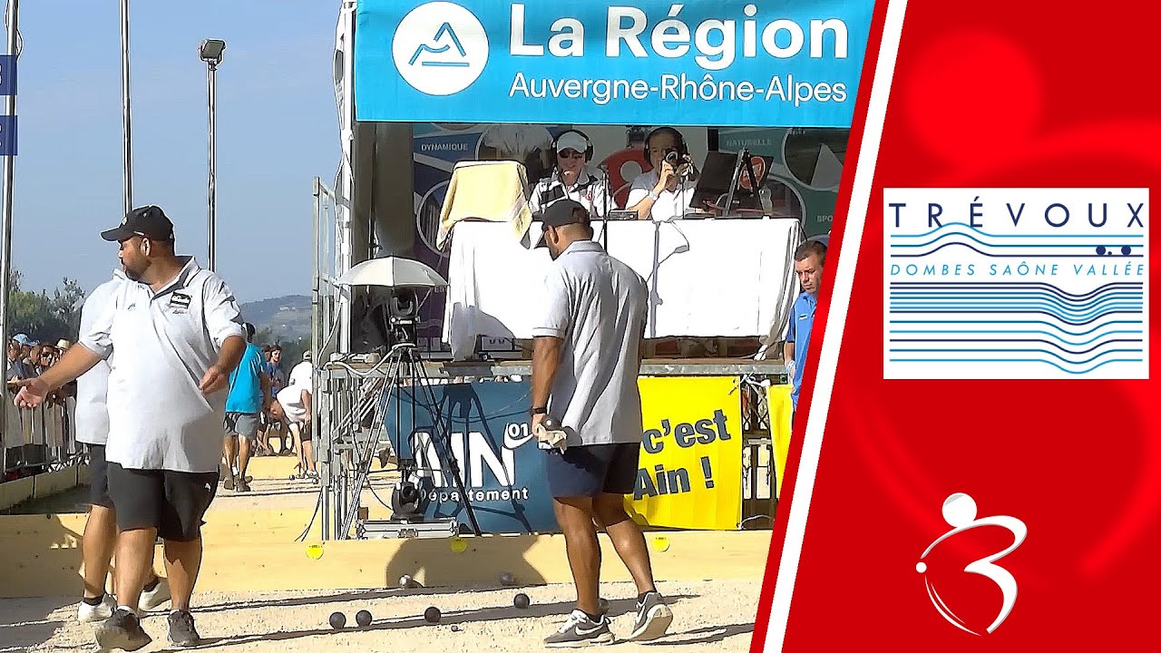 Miniature : Beau Huitième DURK vs GEORGET : Supranational à pétanque de Trévoux 2023