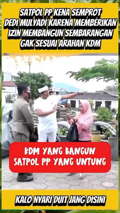 Dedi Mulyadi Yang Bangun Satpol PP Yang Untung #kdm #kangdedimulyadi #dedimulyadi #jawabarat #jabar