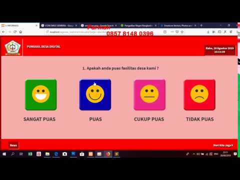 Aplikasi Indek Kepuasan Masyarakat Ikm Dengan Php Mysqli Dan Bootstrap Youtube
