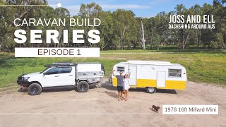 Episode 1 | Gutting The Inside - Caravan Build Series | 1978 Millard Mini Pop Top