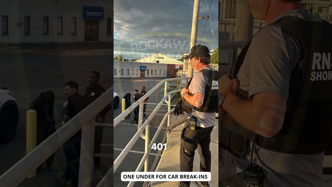 A 🚗 was broken into. response by NCPD in 