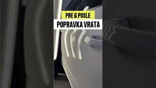 💥NEVEROVATNA TRANSFORMACIJA! 🛠️ Oštećena Vrata Postala NOVA bez farbanja! (PDR tehnika)