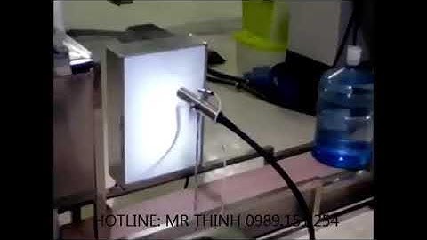 Máy in phun LINX in date trên bình nước 21 lít Mr  Tuấn 0975 656 907