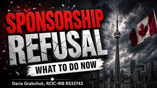 What To Do After a Sponsorship Refusal | First Steps You Must Take