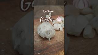 Pro garlic pealing tips #garlicpeal #progarlic #peal #vegan