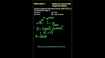 #NEET2023#dpp#Physics#shorttrick#motioninaplane #motionin2d#projectile#vector#Range#body #shorts