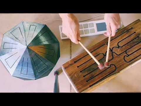 Steel Tongue Drum and Wood Tongue Drum -YUNQUE- Experimental Luthery