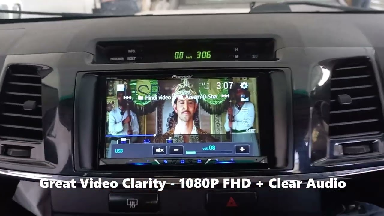 Toyota Fortuner Pioneer DMHZ5290BT stereo, Rockford Fosgate Speakers