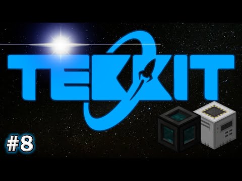 ? Let's Play Tekkit - #8 - Buildcraft Setting up a Quarry