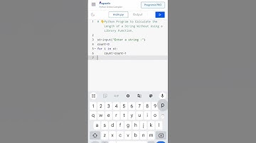 Calculate the length of string #shorts #short #shortsfeed #shortvideo #subscribe #coding #python