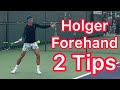 Copy These 2 Forehand &amp; Backhand Tips From Holger Rune (Tennis Technique Explained)